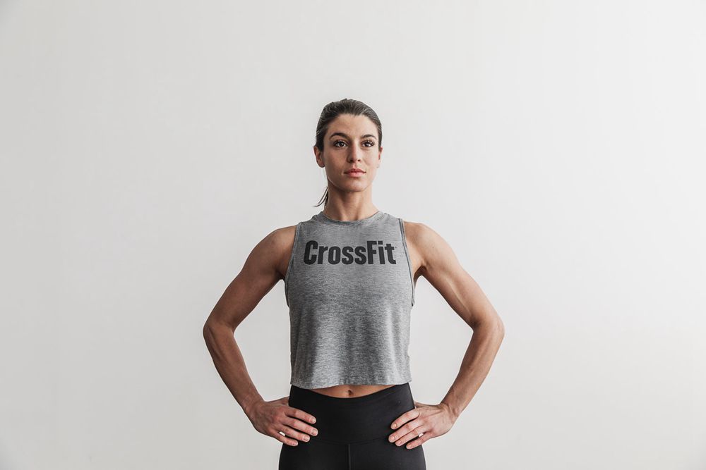 NOBULL Crossfit® Muscle Tank Üstleri Bayan - Gri - Turkiye (AUL-728613)